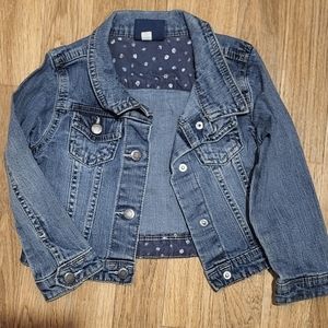 Genuine kids oshkosh denim jacket size 4t little girl
